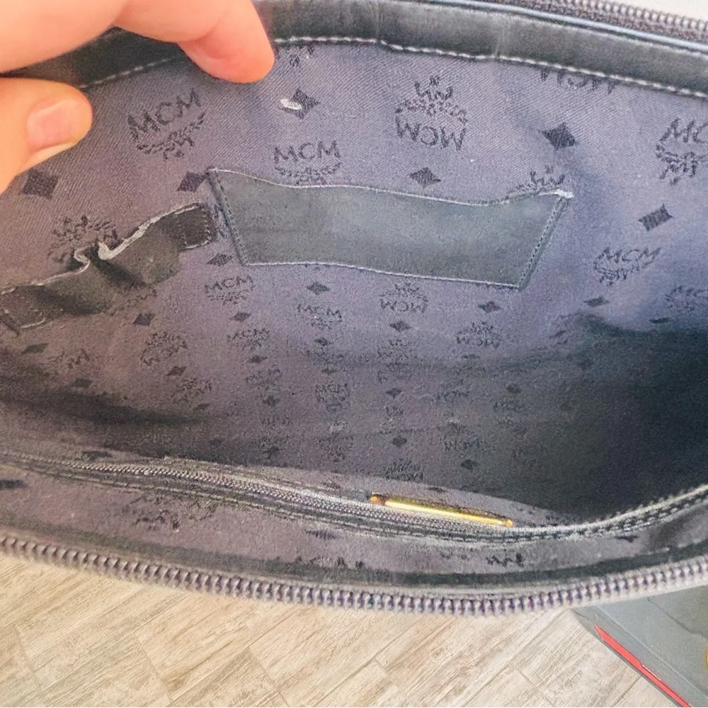 MCM‎ Black Portfolio Laptop Bag